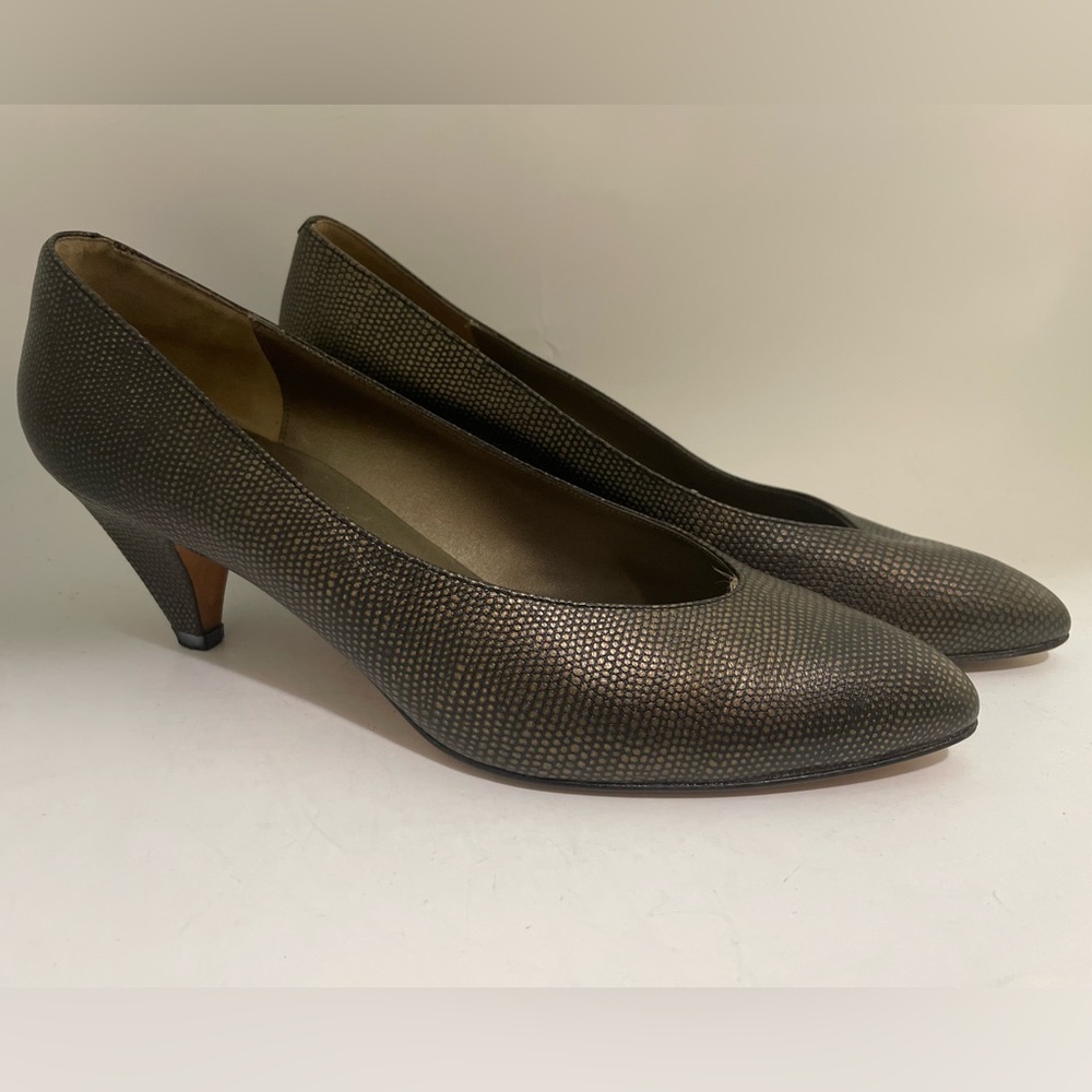 Susan Amalfi kitten heels made in Italy Genuine Leather